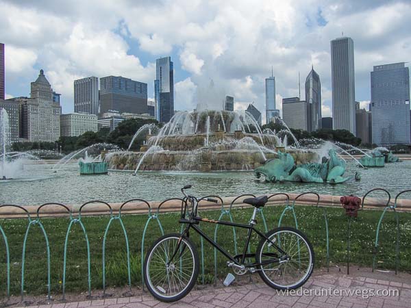 chicago bike beim fountain