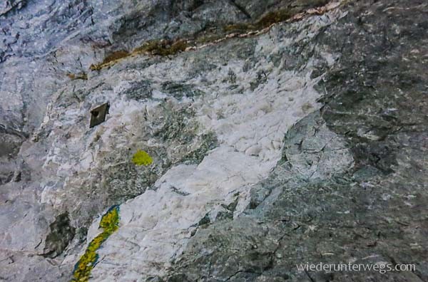 Heilstollen in gastein im stollen wand