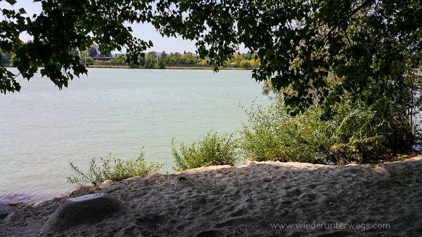 Donauinsel Hundebaden sandstrand