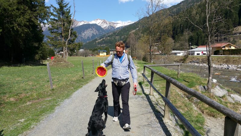 mit hund wandern in gastein auf kur