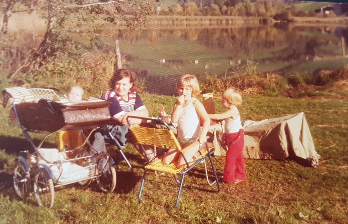 Kinder am Putterersee Siebziger Jahre