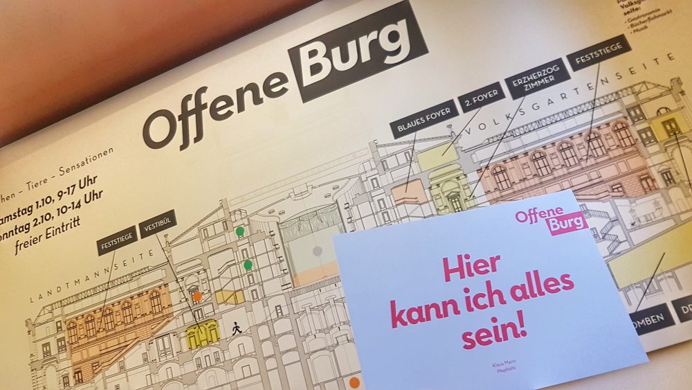 Burgtheater Offene Burg Deko Führung