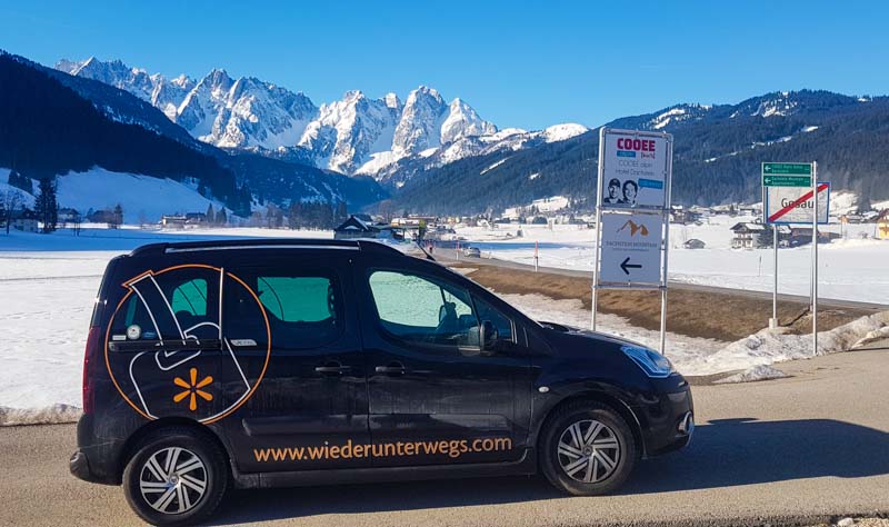 Gosau Krippenstein Hallstättersee Ausflug auto