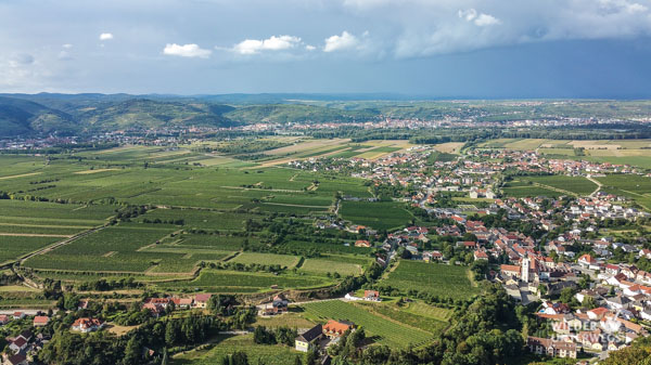 Donau Tal Ausblick