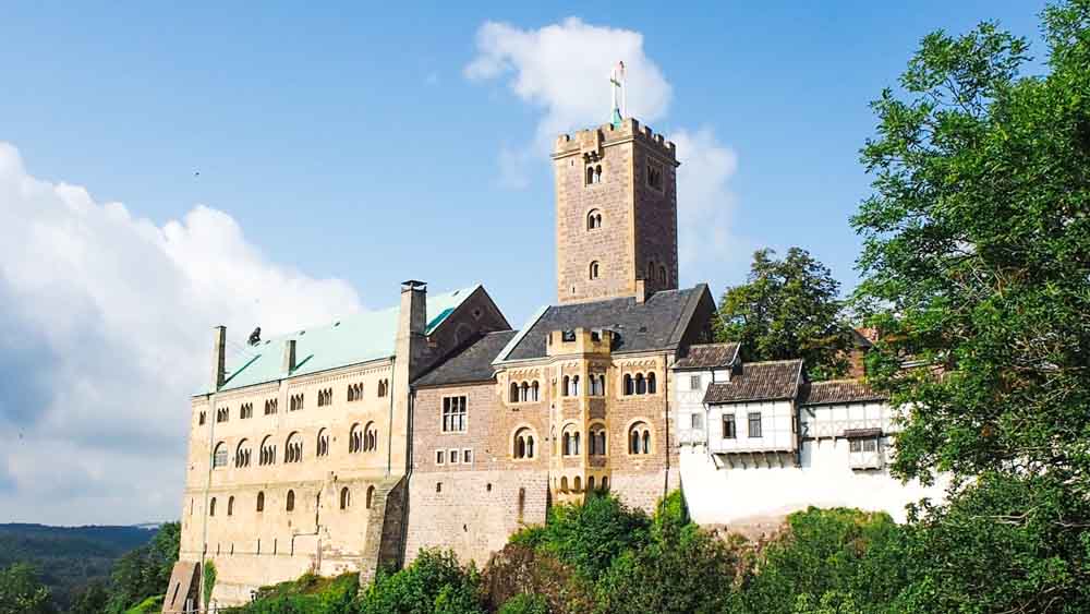Die Wartburg bei Eisenach in Thüringen