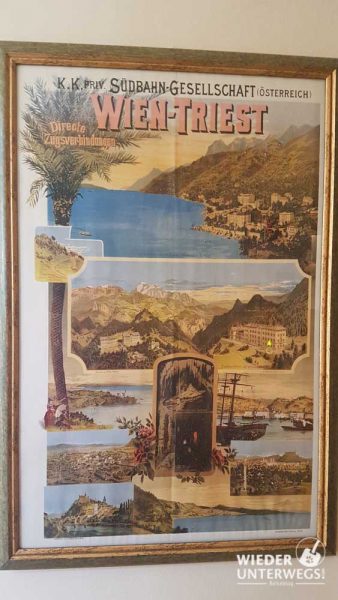 plakat südbahn triest