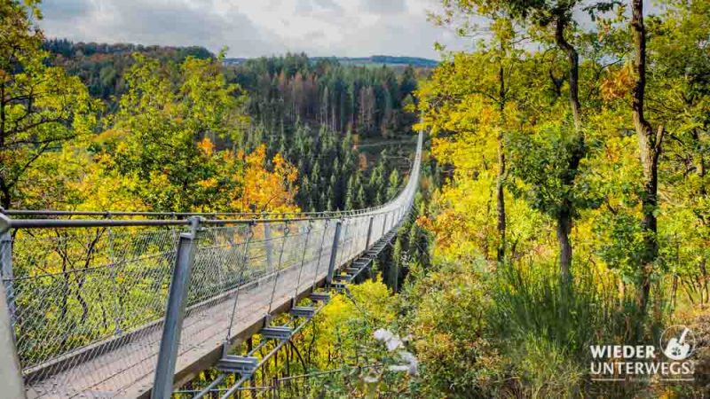 Geierlay schönste Hängebrücke Deutschlands im Hunsrück