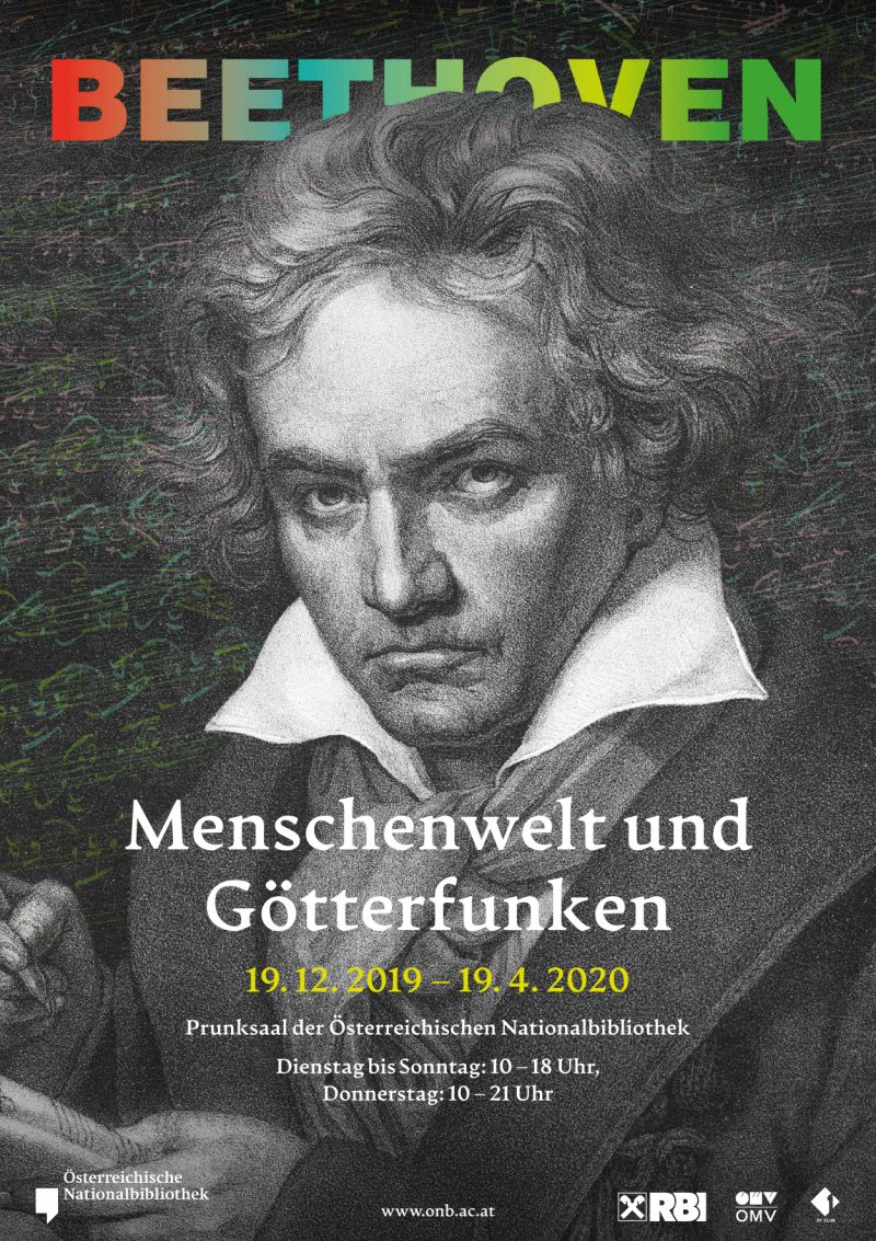 ausstellungsplakat önb beethovenausstellung 2020