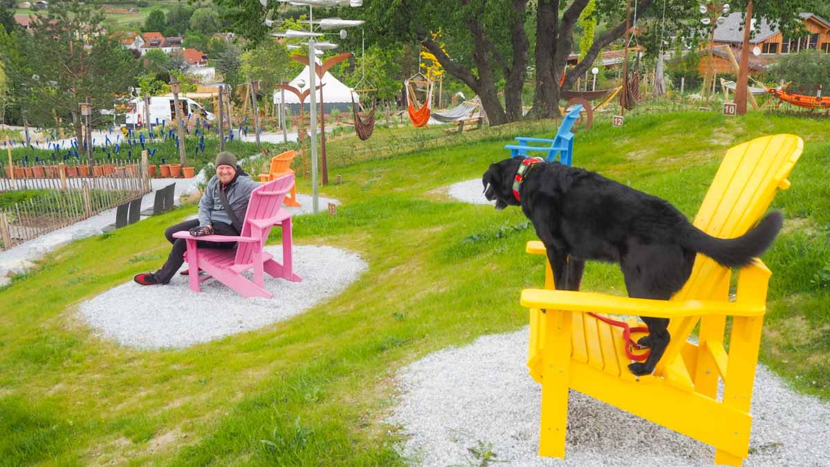 Kittenberger Erlebnisgärten mit hund 