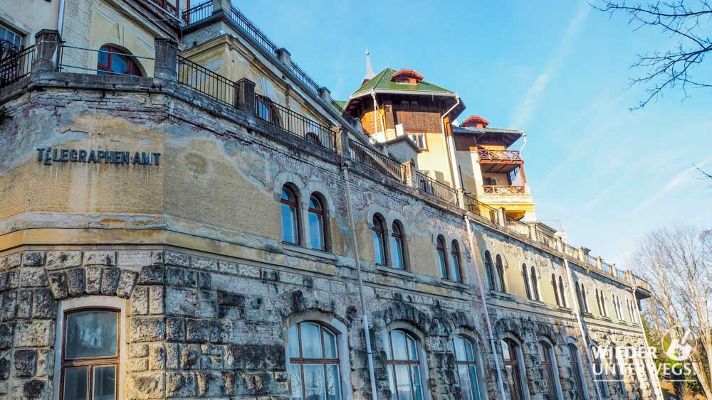 Poststation im südbahnhotel verfallen am semmering