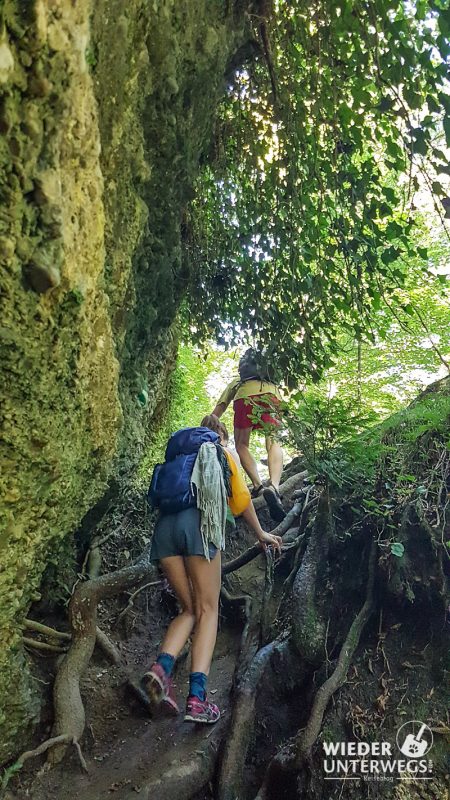klettern erlaufschlucht fischersteig