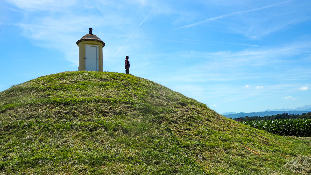jodsole hügel bei bad hall
