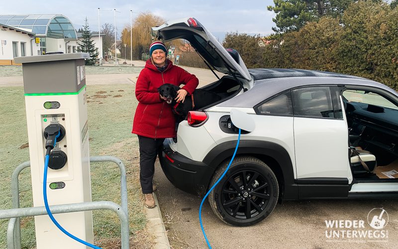 elektroauto mazda laden im weinviertel wolfpassing ladestelle