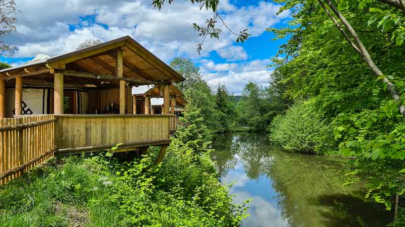 Hütte am Fischteich Camping europarcs Wörthersee