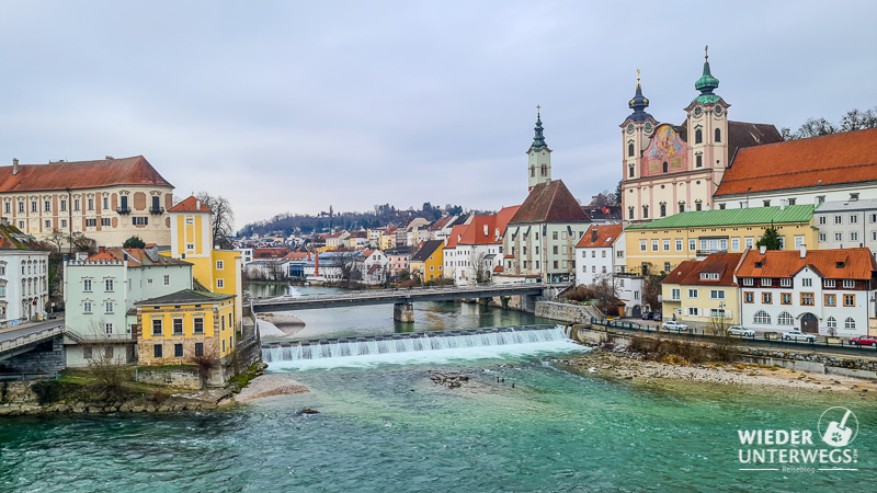 Zusammenfluss Steyr Enns