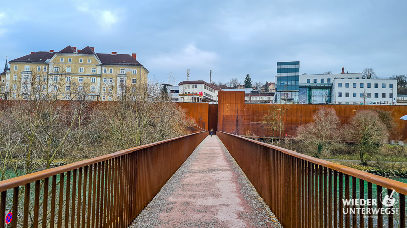 moderne Brücke Ennskai