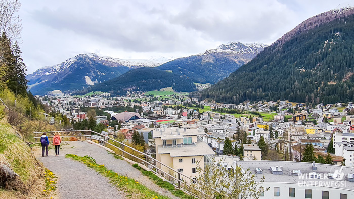 wanderweg von der schatzalp nach davos