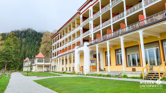 Schatzalp Hotelfassade Davos