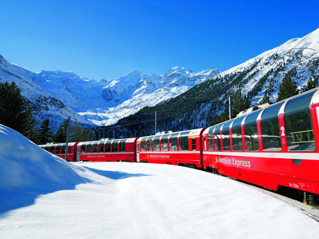 Montebellokurve Bernina Express