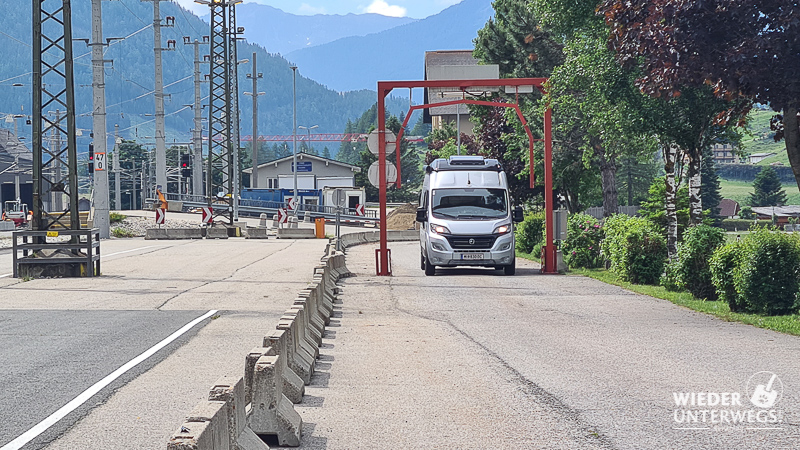 mallnitz tauernschleuse mit wohnmobil zum camping