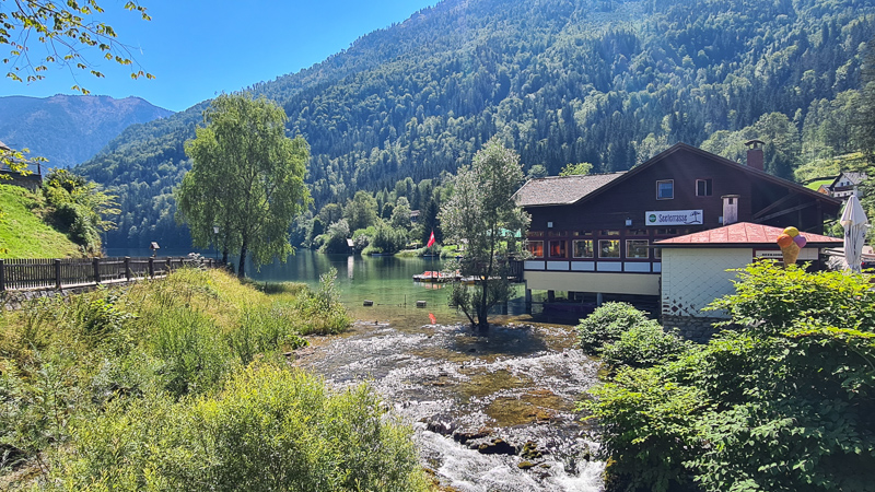 Seebach beim Terrassencafe Lunzer See 