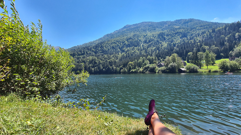 direkt am see lunzer see baden mit hund