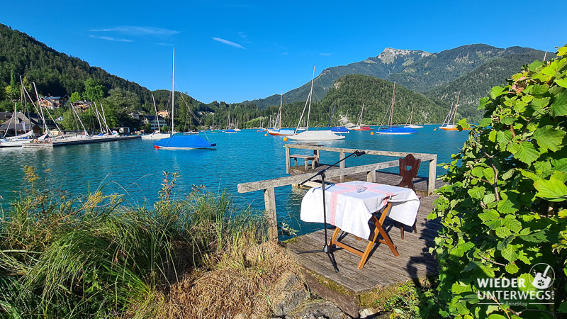 hölle am see rednertisch wolfgangsee