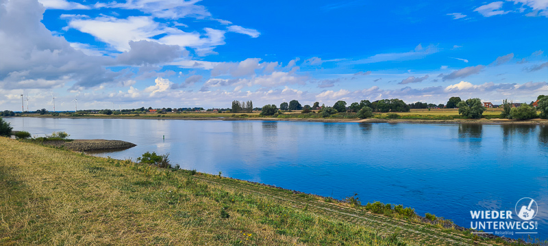 naturnah an er Elbe Elberadweg