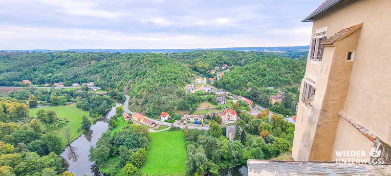 aussicht aufs kamptal von der rosenburg