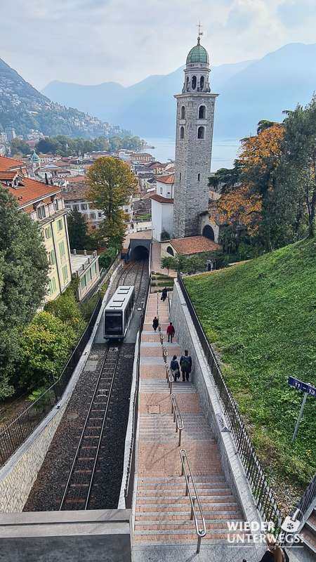 lugano mit dem bus vom campingplatz as