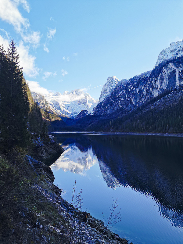 vorderer gosausee im winter