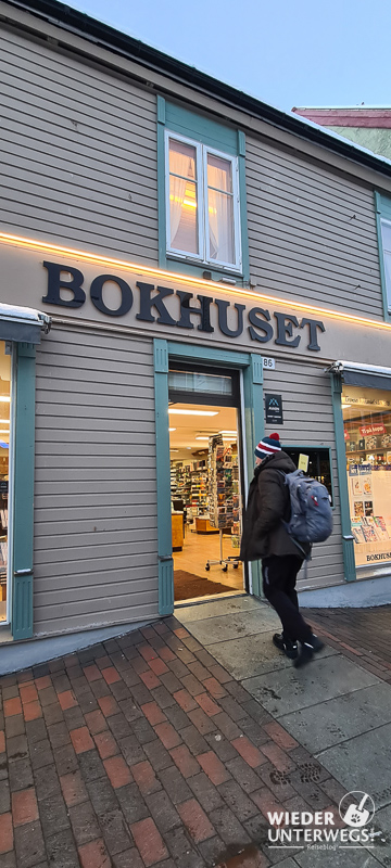 buchgeschäft Tromsø Winter