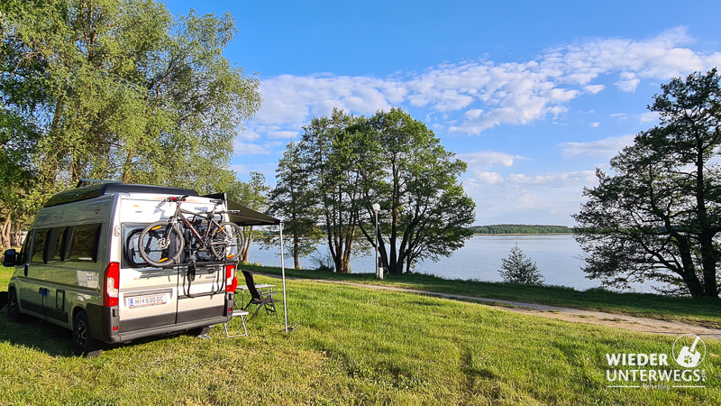 Jezioro Święcajty camping rusalka
