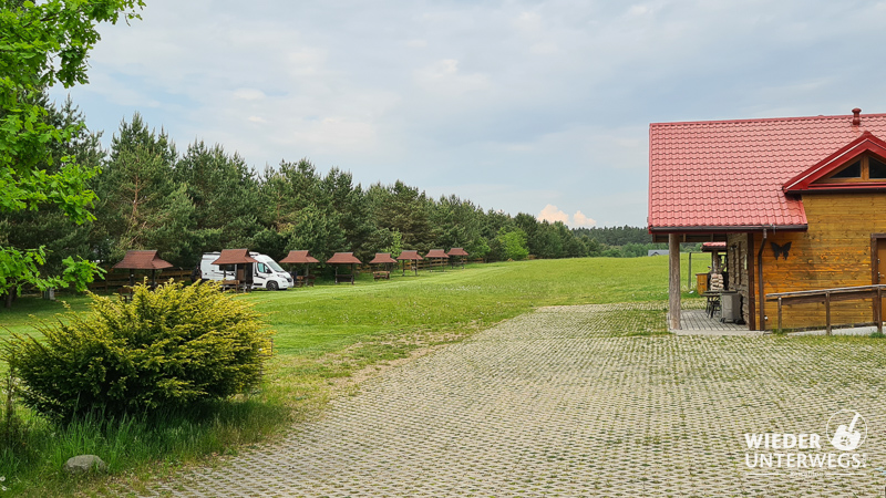 stellplatz nad wagrami wigry polen