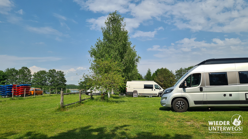 campingplatz u haliny polen wigry beim kloster