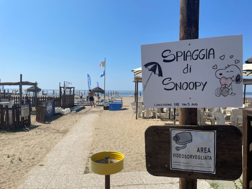 Hundestrand in grado snoopy