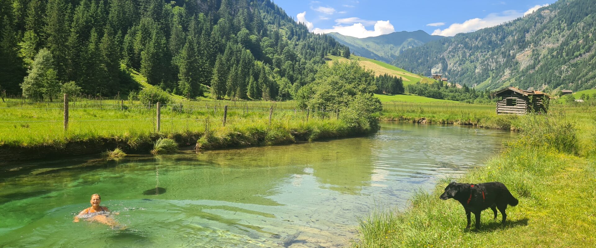 wildbaden ache großarl hüttschlag