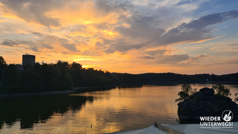 ottensteiner stausee sonnenuntergang