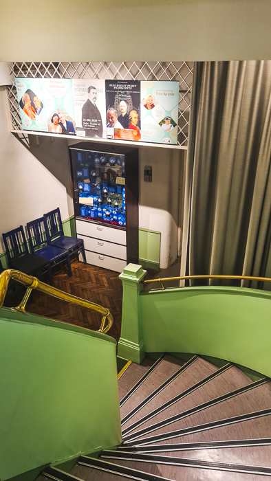 abgang zum stella theater wien vom prückel aus