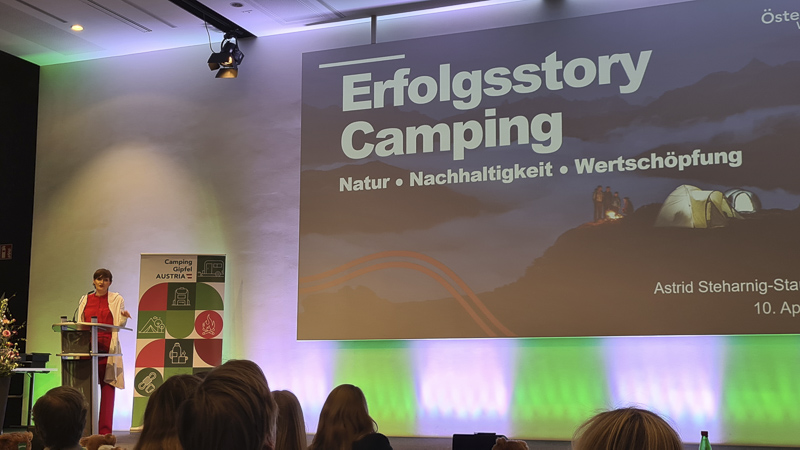 ÖW chefin als keynote beim camping gipfel in graz 2025