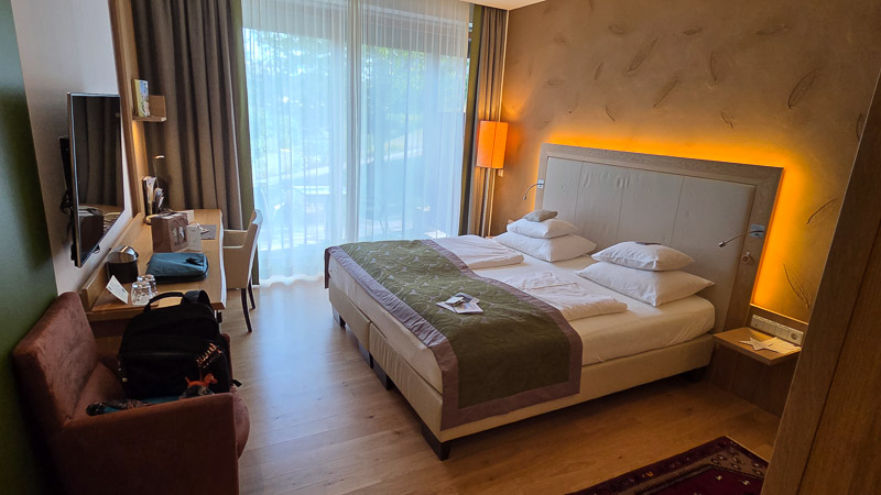 Zimmer im Sonnenturm im Hotel Retter