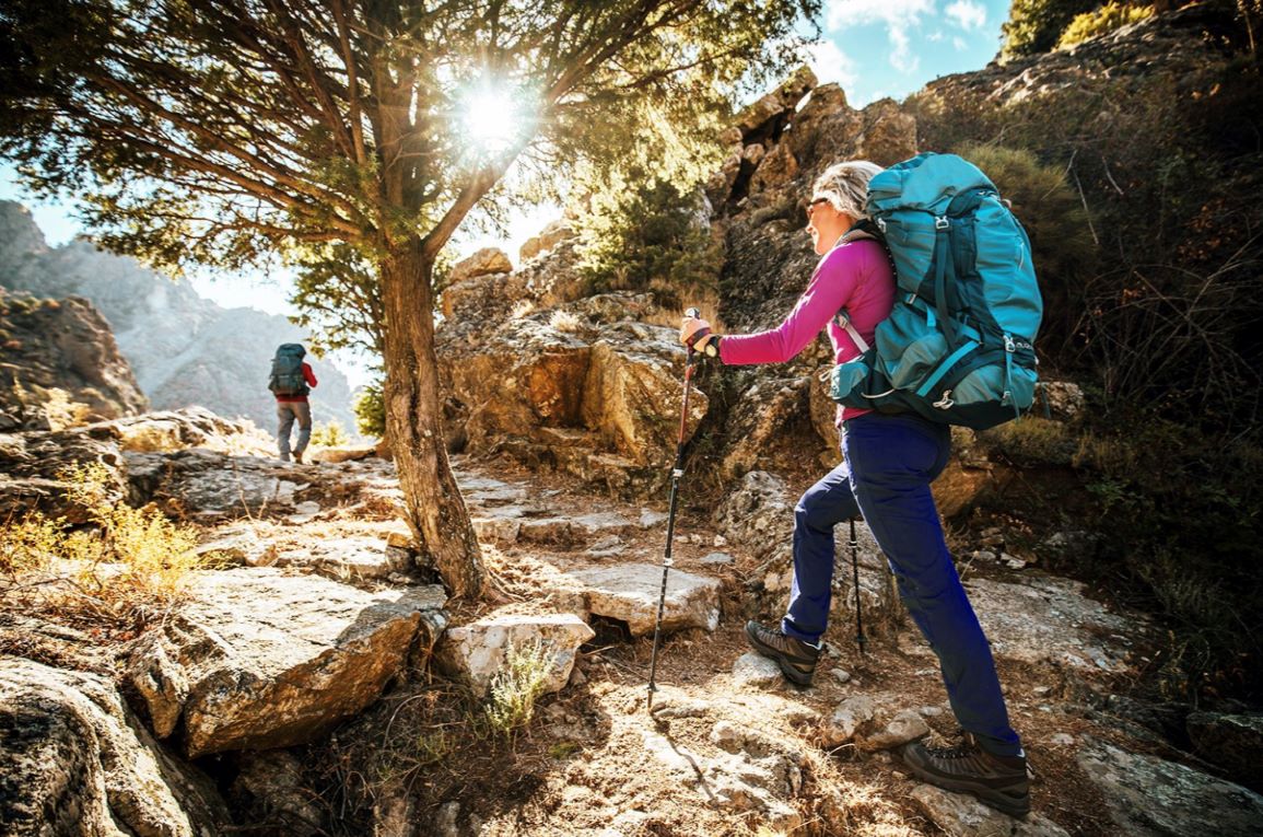 Osprey Rucksack als Treuer begleiter im Sommerurlaub und beim Wandern