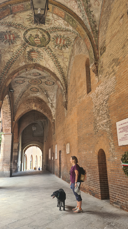 mit hun dunter arkaden in cremona