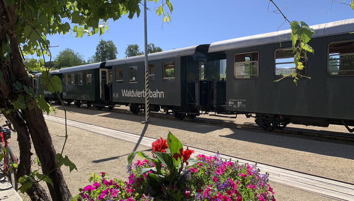 waldviertelbahn grüne waggons