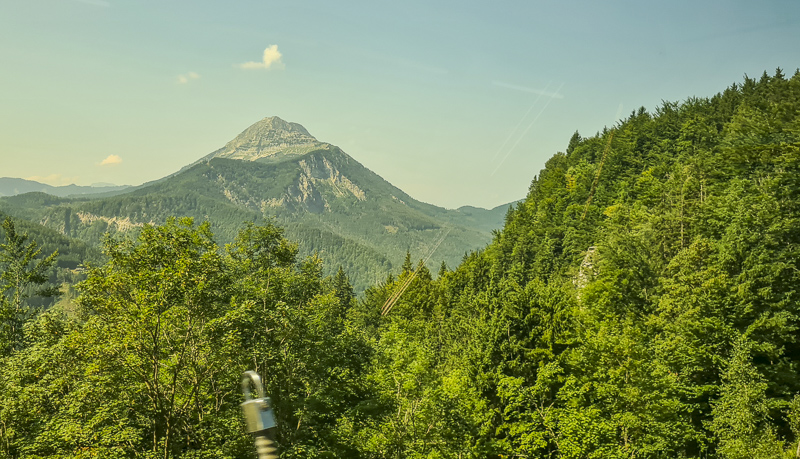 Ötscher Blick aus der Mariazellerbahn