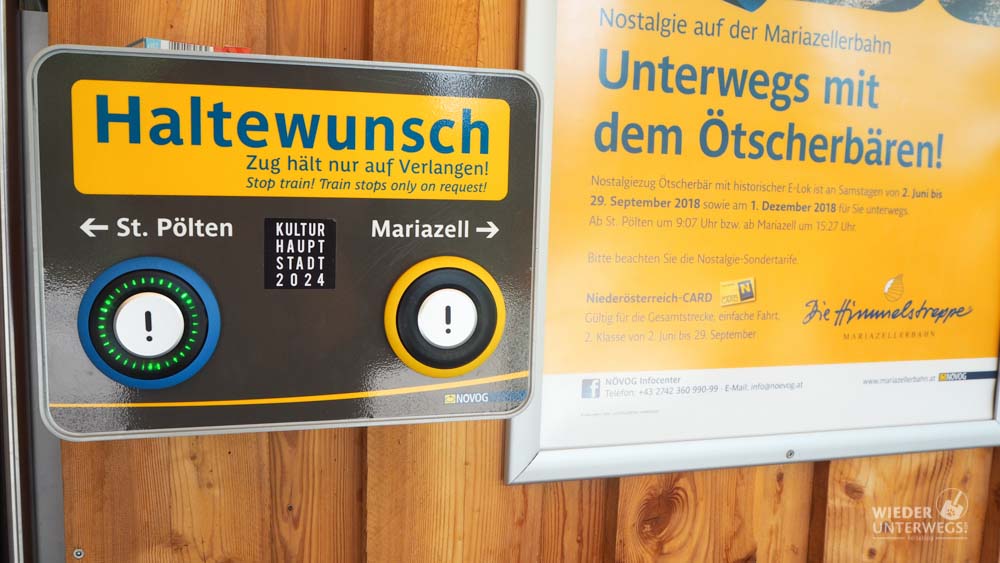 Haltestellenwunsch Mariazellerbahn