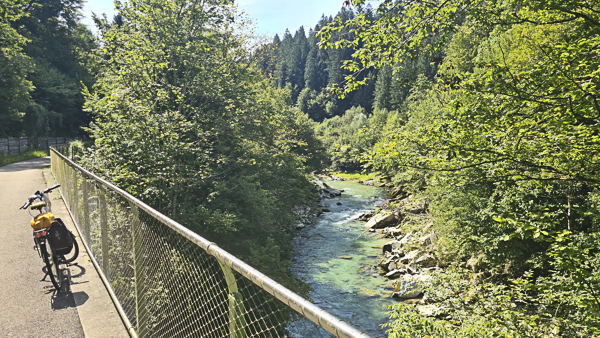 Die ersten Kilometer am Ybbstalradweg