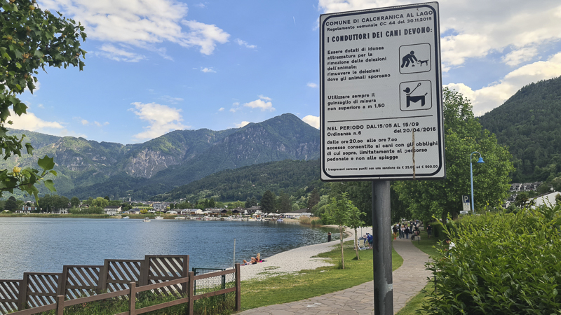 hundestrand caldonazzosee