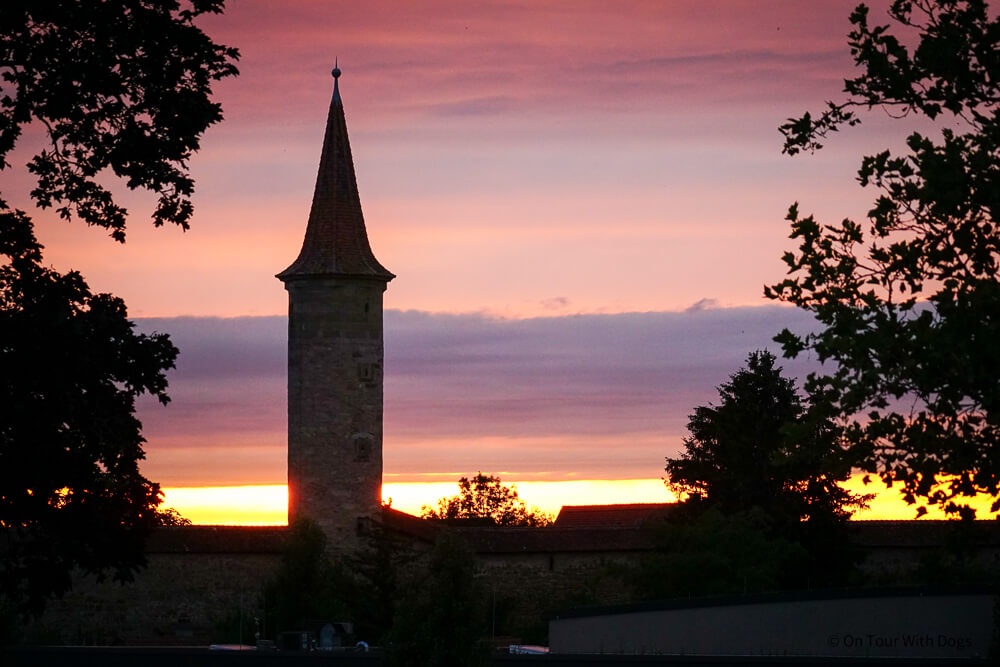 Sonnenuntergang Rothenburg ob der Tauber