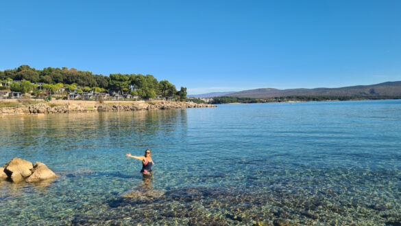 november in kroatien krk camping